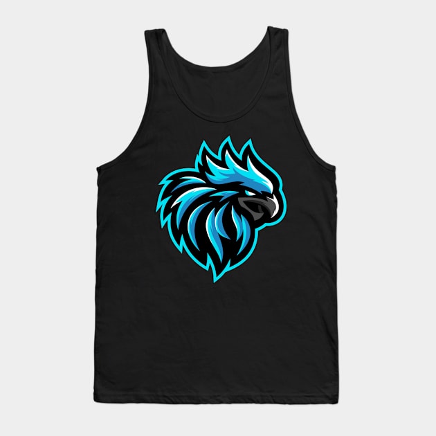 Blue phoenix character design Tank Top by Wawadzgnstuff